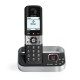 Alcatel F890 Teléfono DECT Identificador de llamadas Negro, Plata - ATLD1422856